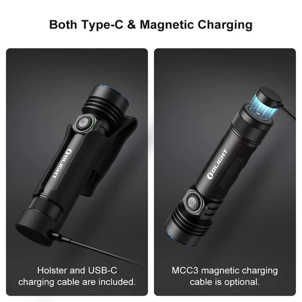Olight Seeker 4 Pro CW LED Flashlight 4600 Lumens, Black