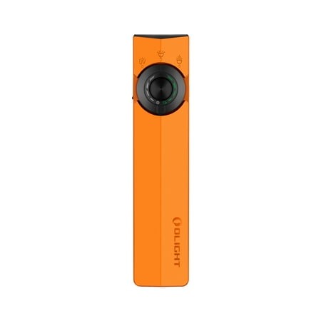 Olight ArkPro Flashlight 1500 Lumens with UV and Green Laser, Orange