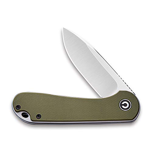 CIVIVI Elementum Flipper Knife G10 Handle, Green