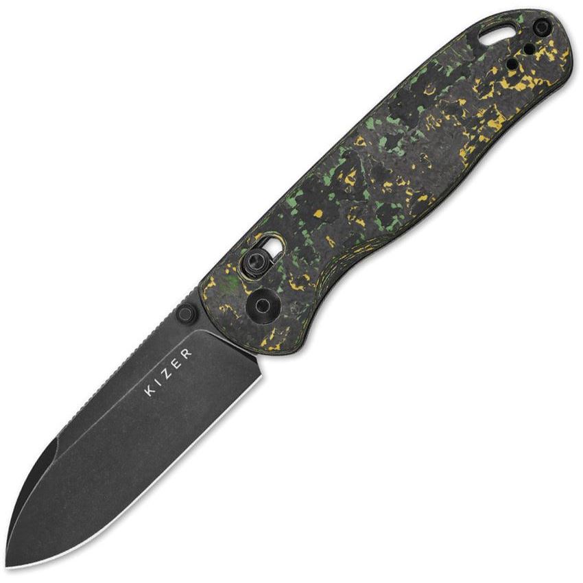 Kizer Cutlery Drop Bear Clutch Lock Knife CF 3619A6