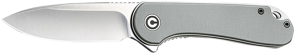 CIVIVI Elementum Flipper Knife G10 Handle, Grey