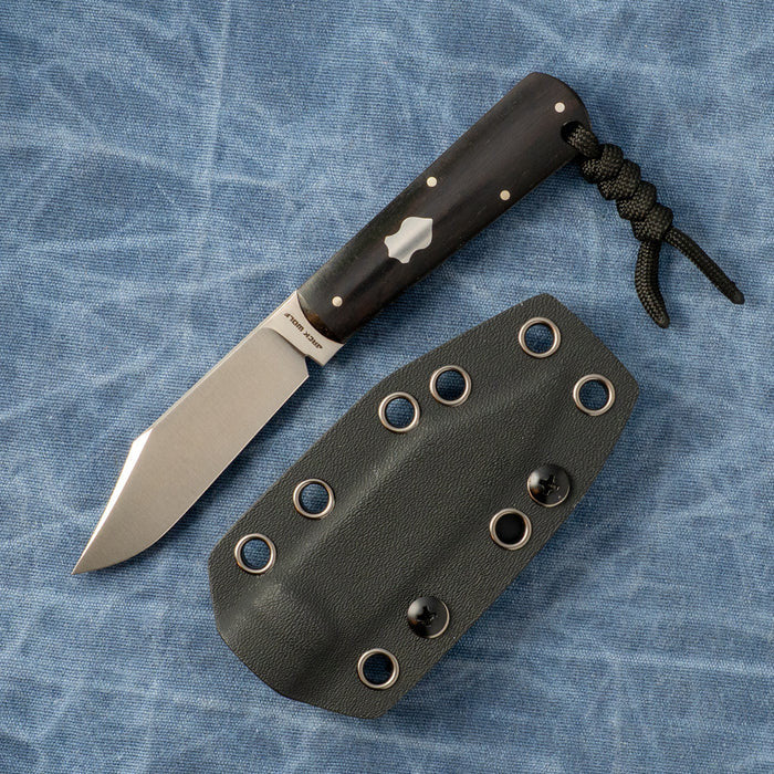Jack Wolf Gateway FIXEDc - Ebony Wood with Kydex Sheath