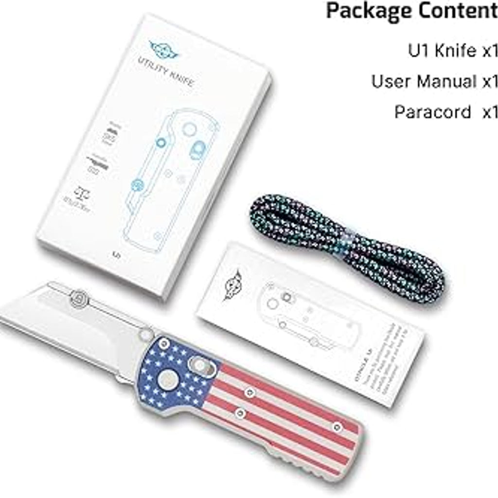 U1 Stars & Stripes Folding Utility Knife