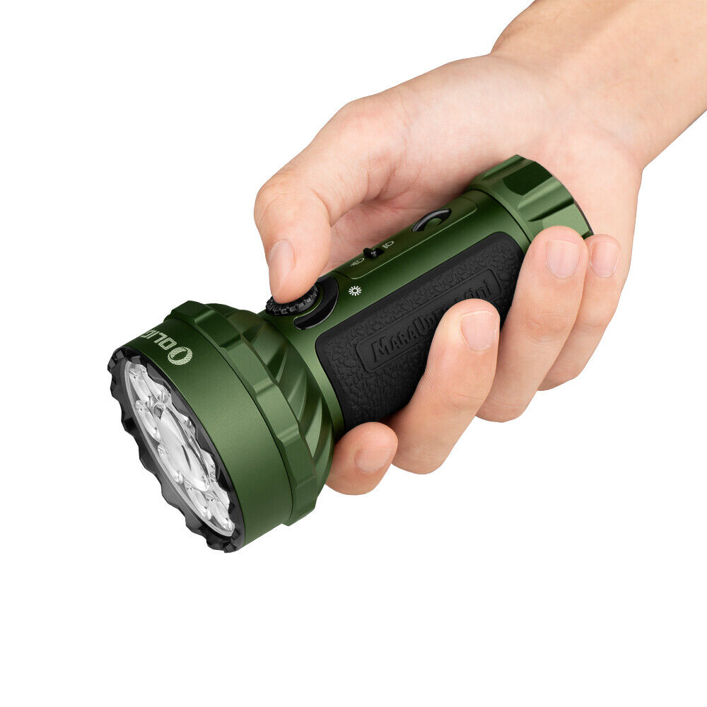 Olight Marauder Mini Flashlight, 7,000 Lumens, RGB, Olive Drab
