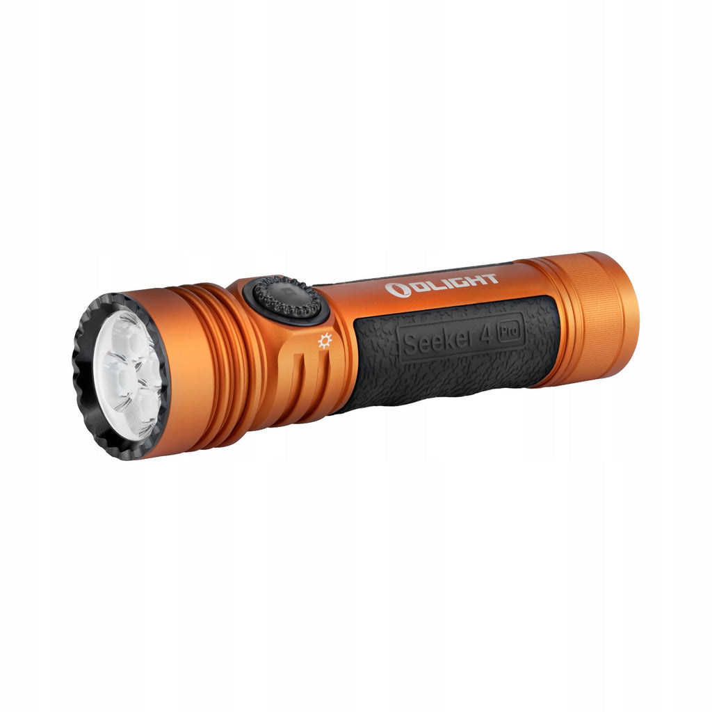 Olight Seeker 4 Pro Flashlight, 4600 Lumen, Orange