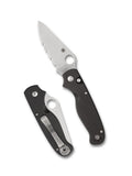 SPYDERCO BUTTONUP™ CARBON FIBER, COMBINATION EDGE, Satin(C275CFPS)