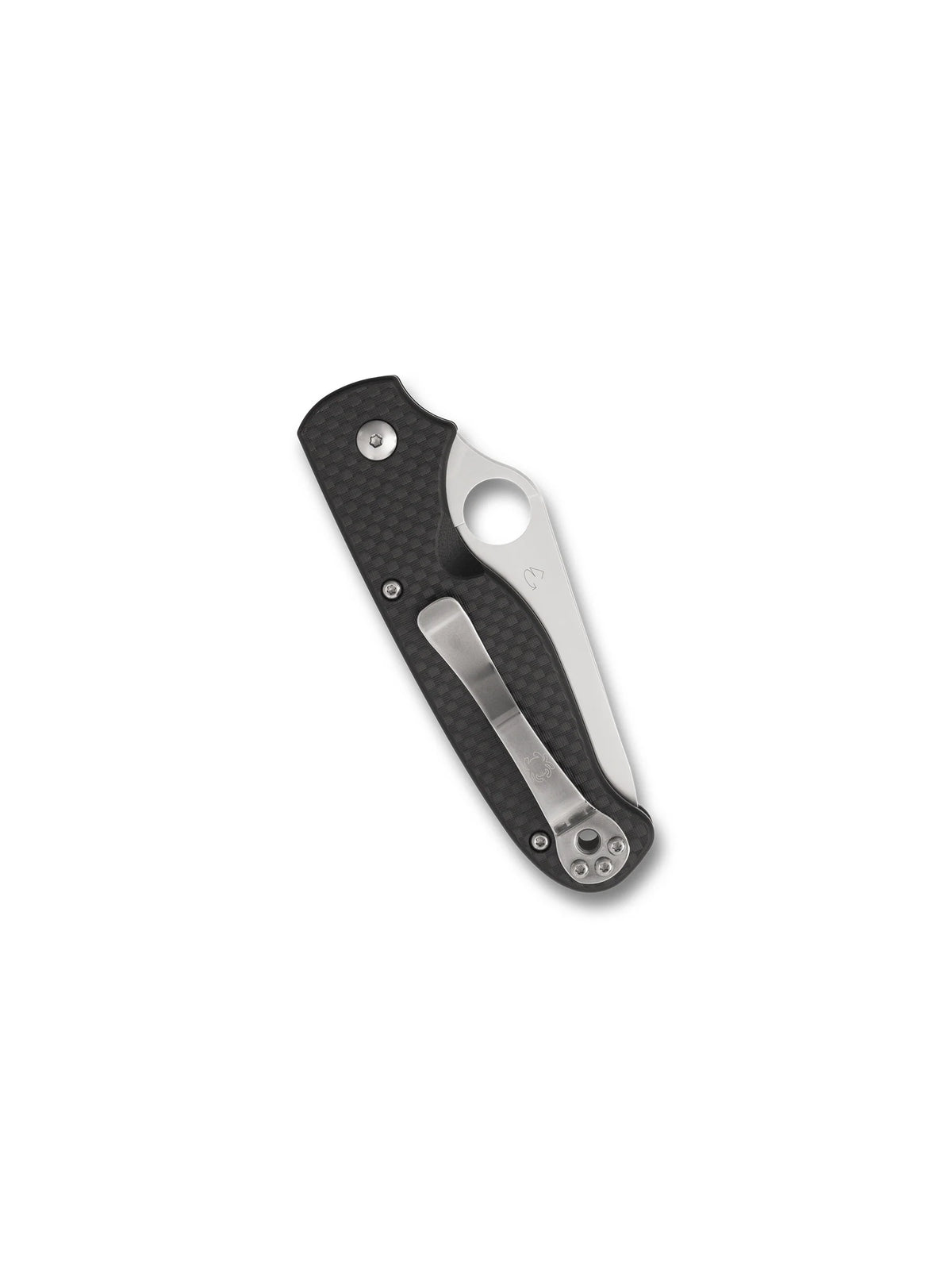 SPYDERCO BUTTONUP™ CARBON FIBER, COMBINATION EDGE, Satin(C275CFPS)