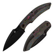 Kansept Falk | Thumb Stud | 80S Camo Carbon Fiber | 3.31" Elmax Blade | Cédric Destombes Designed | K1142A2