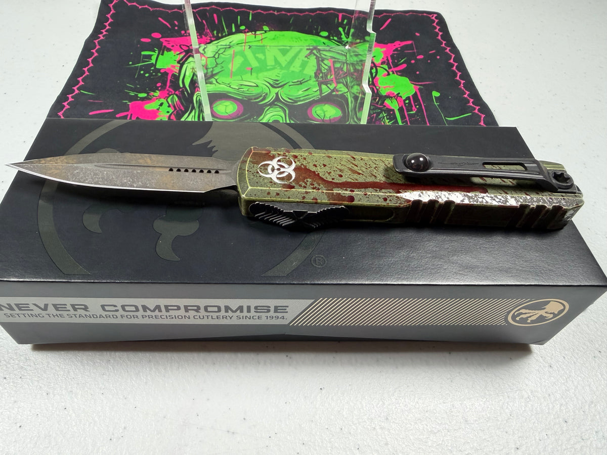 Microtech UTX-85® GEN IV D/E SIGNATURE SERIES STANDARD OUTBREAK (12324-1OBDS)