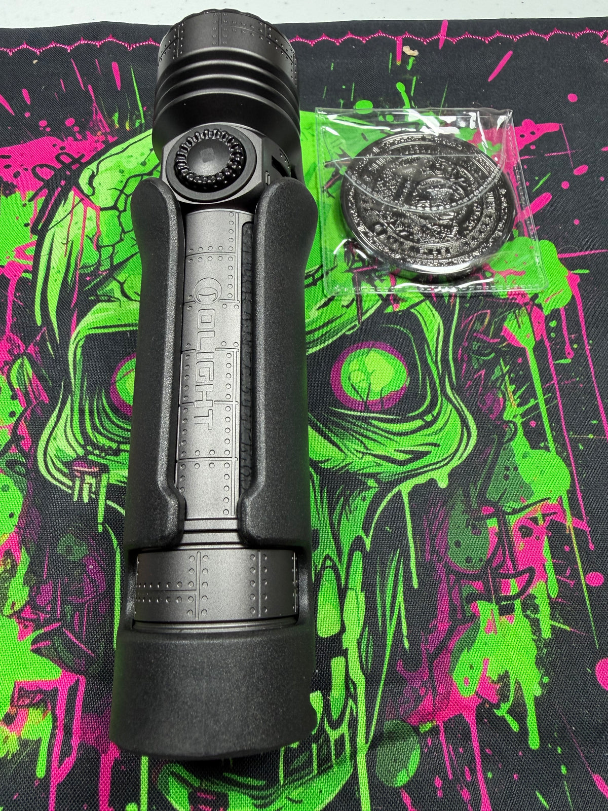 Olight Seeker 4 Pro Flashlight, 4600 Lumen, Phantom Squadron (Limited Edition with Commemerative Coin )