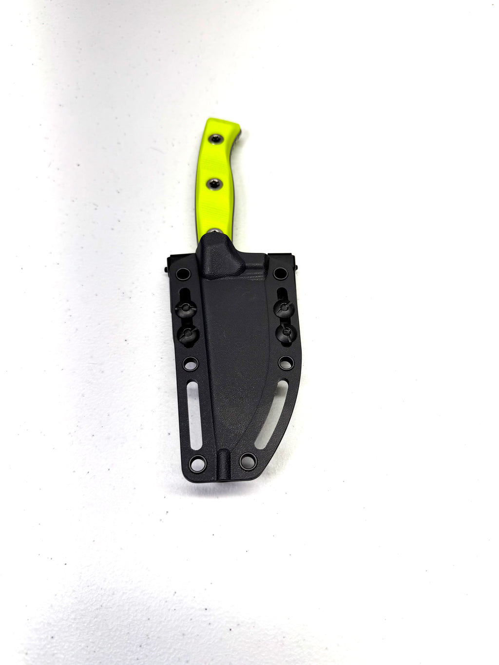 Microtech Akris Stonewash Standard G-10 High Visibility with Black Kydex Sheath (95-10HV-5)