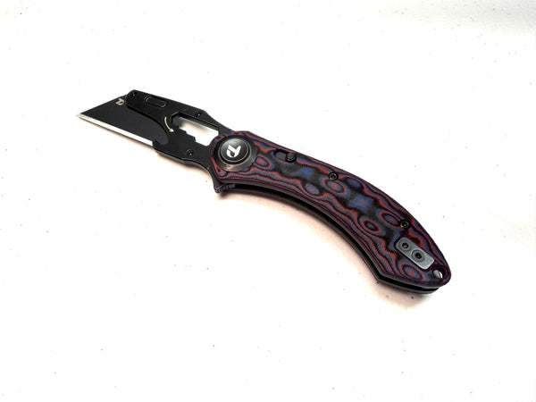 Dreamtech Utility Knife, Red Micarta (D4518MR)
