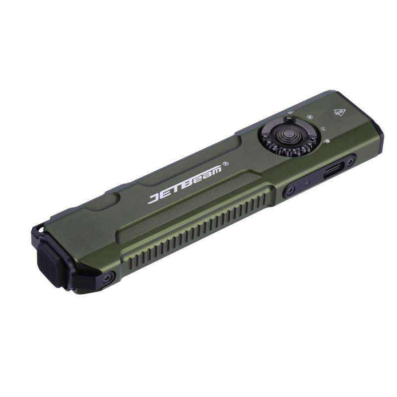 JETBEAM E26 KUNAI UV EDC FLASHLIGHT UV AND LASER 2000 LUMEN (GREEN)
