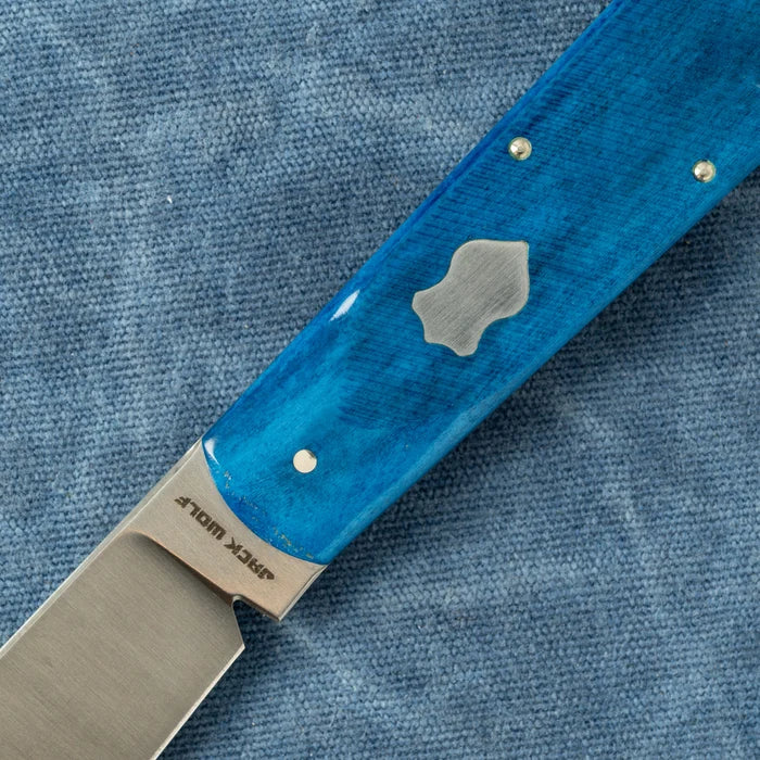 Jack Wolf Gateway FIXedc - Sawcut Blue Bone with Kydex Sheath