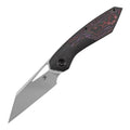 KANSEPT STRIP | Thumb Hole | Purple Haze Fatcarbon+Blackwash Titanium | 3.4" Magnacut Blade | RON STEELE DESIGN | K1113A2
