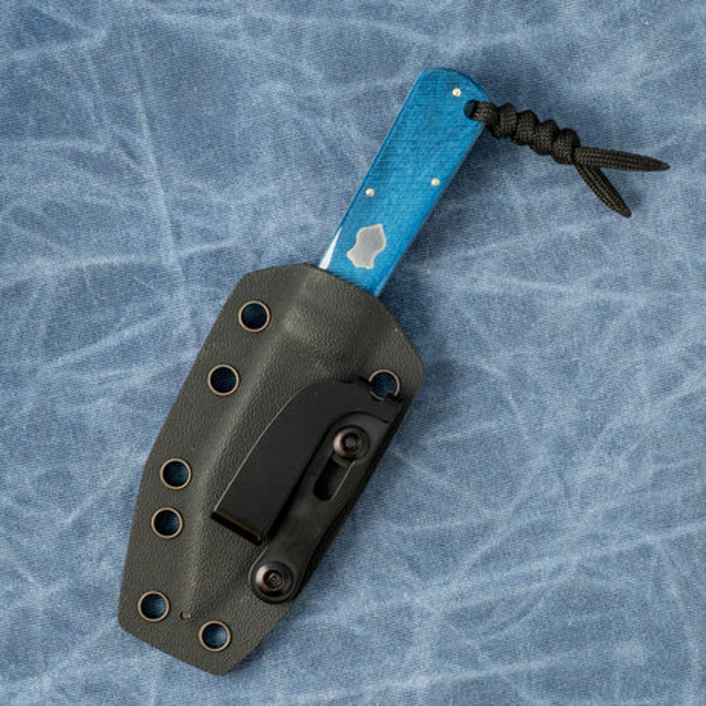 Jack Wolf Gateway FIXedc - Sawcut Blue Bone with Kydex Sheath