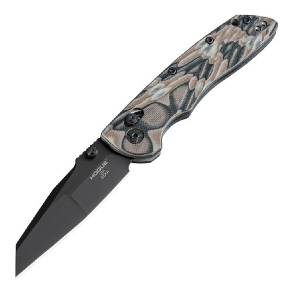 Hogue Deka Folding Knife, Wharncliffe Blade, Dark Earth