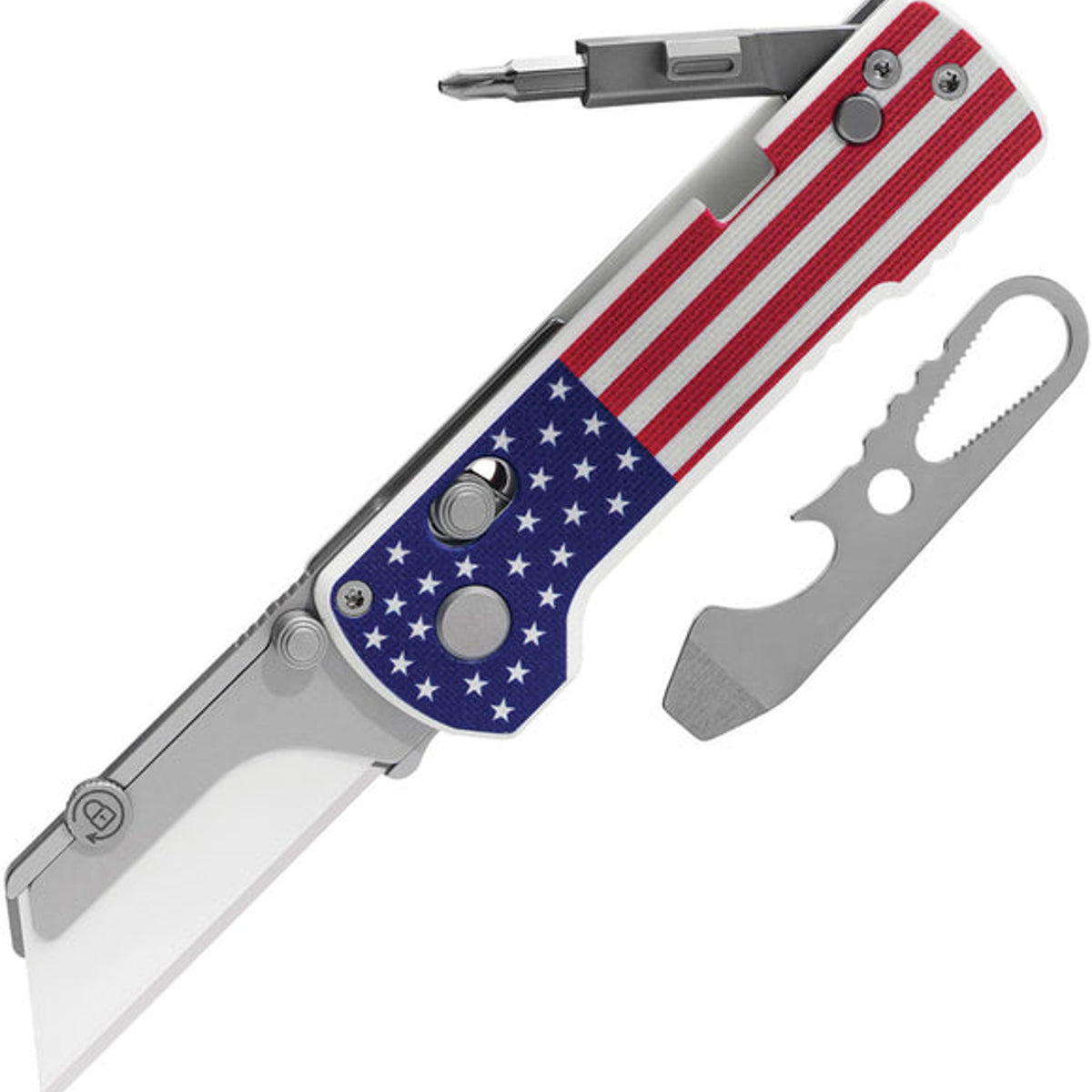 U1 Stars & Stripes Folding Utility Knife