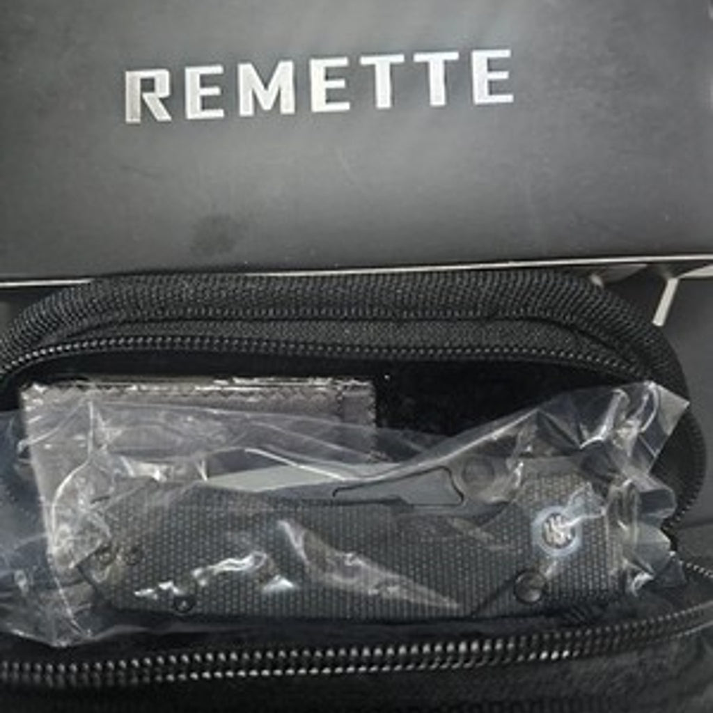 Remette RT Rhino Micarta Black