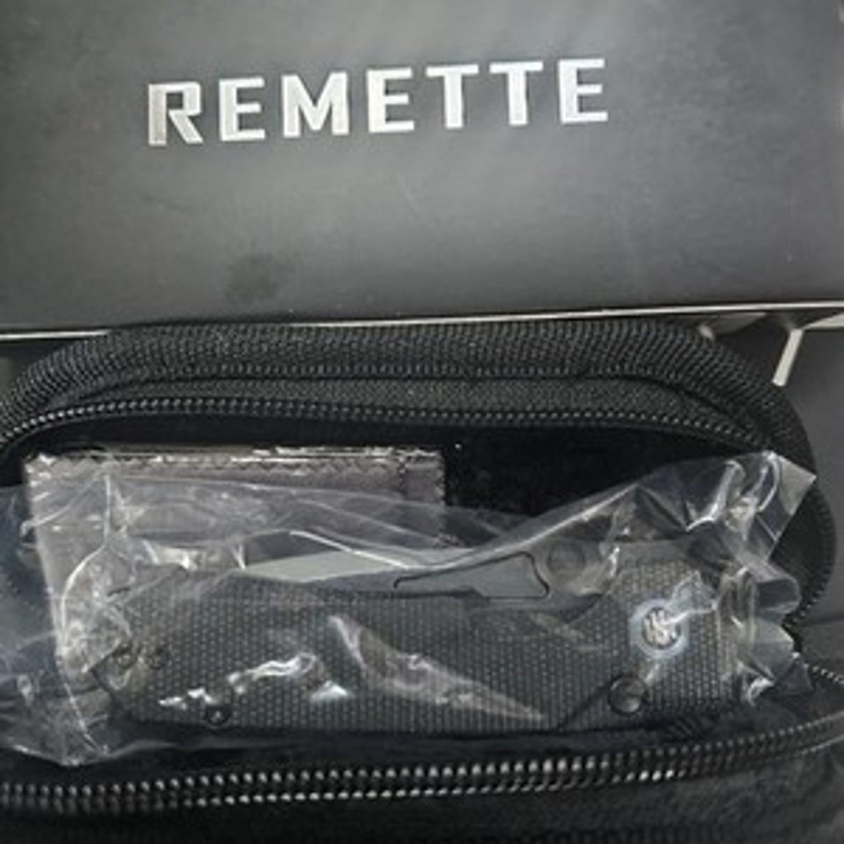 Remette RT Rhino Micarta Black