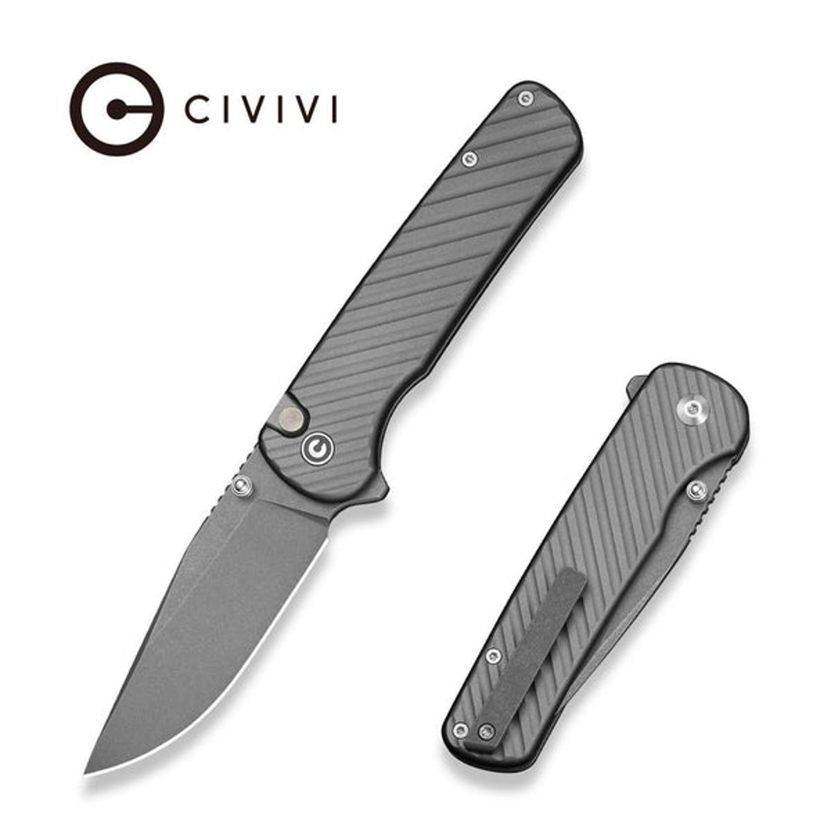 CIVIVI Elementum Flipper Knife G10 Handle, Grey